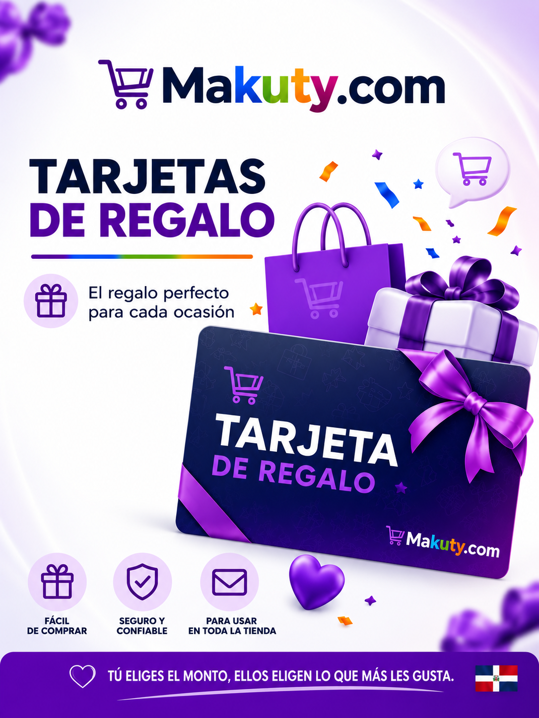 💝 Regala Felicidad Con La Tarjeta De Regalo MAKUTY.COM 💳