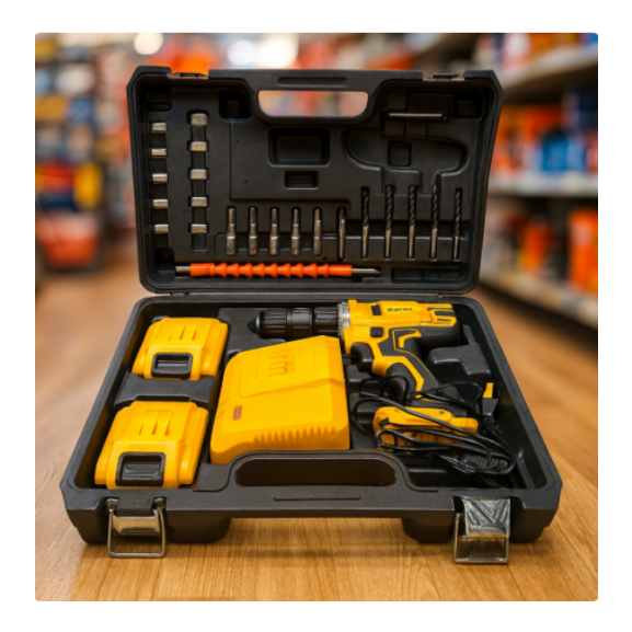 Kit de Taladro Inalámbrico Recargable