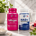 Colágeno Hidrolizado + NAD+ Resveratrol – Dúo para el Bienestar Diario