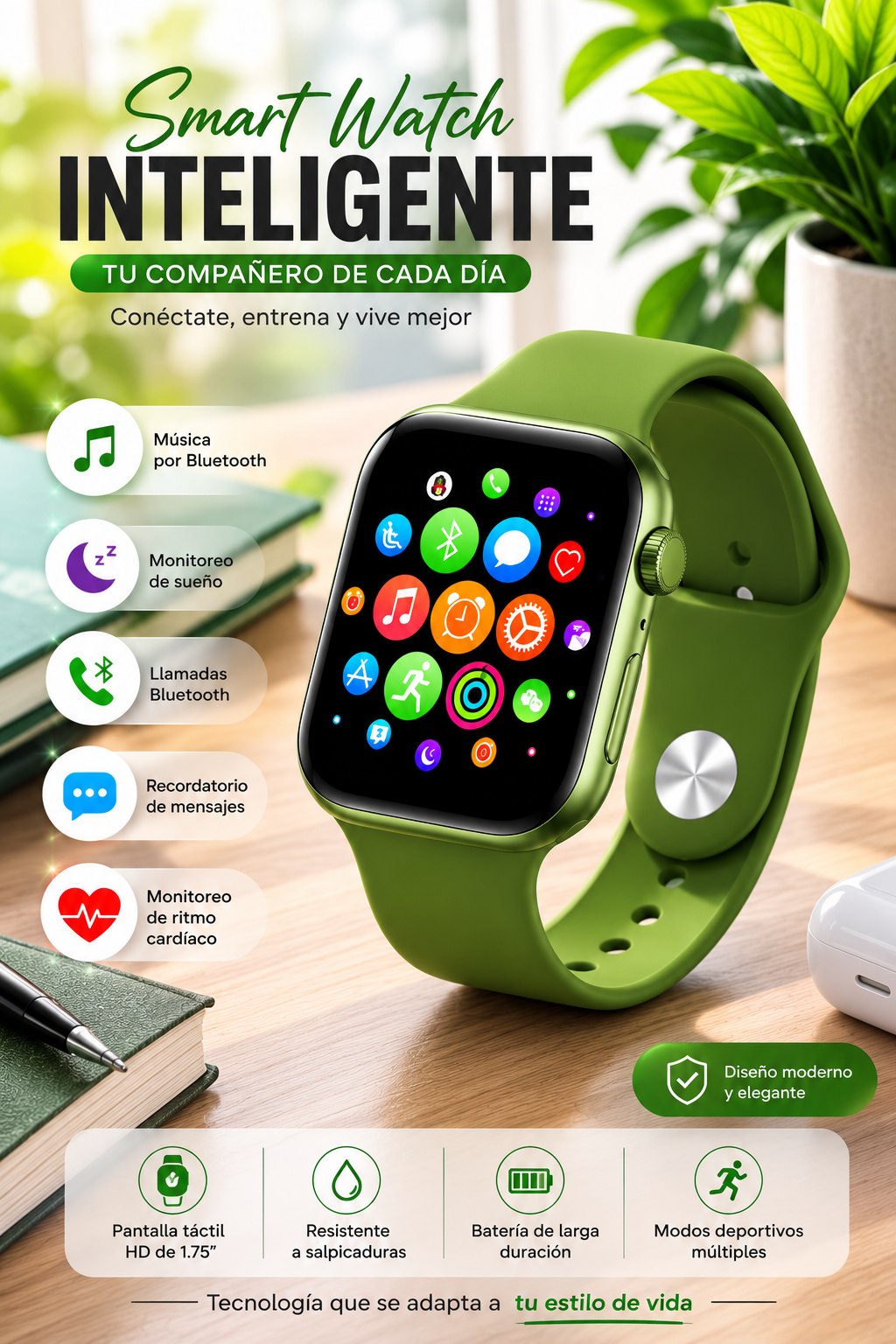 RELOJ/ SMARTWATCH T500