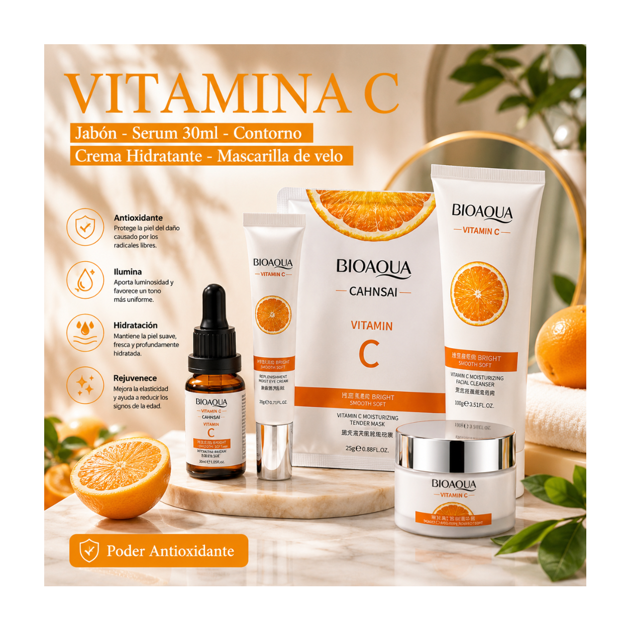 COMBO DE VITAMINA C BIOAQUA