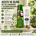 Set de Shampoo y Acondicionador con Aceite de Oliva y Aloe Vera