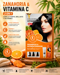 SHAMPOO Y ACONDICIONADOR DE KERATINA, ZANAHORIA Y VITAMINA C HEAVEN DOVE