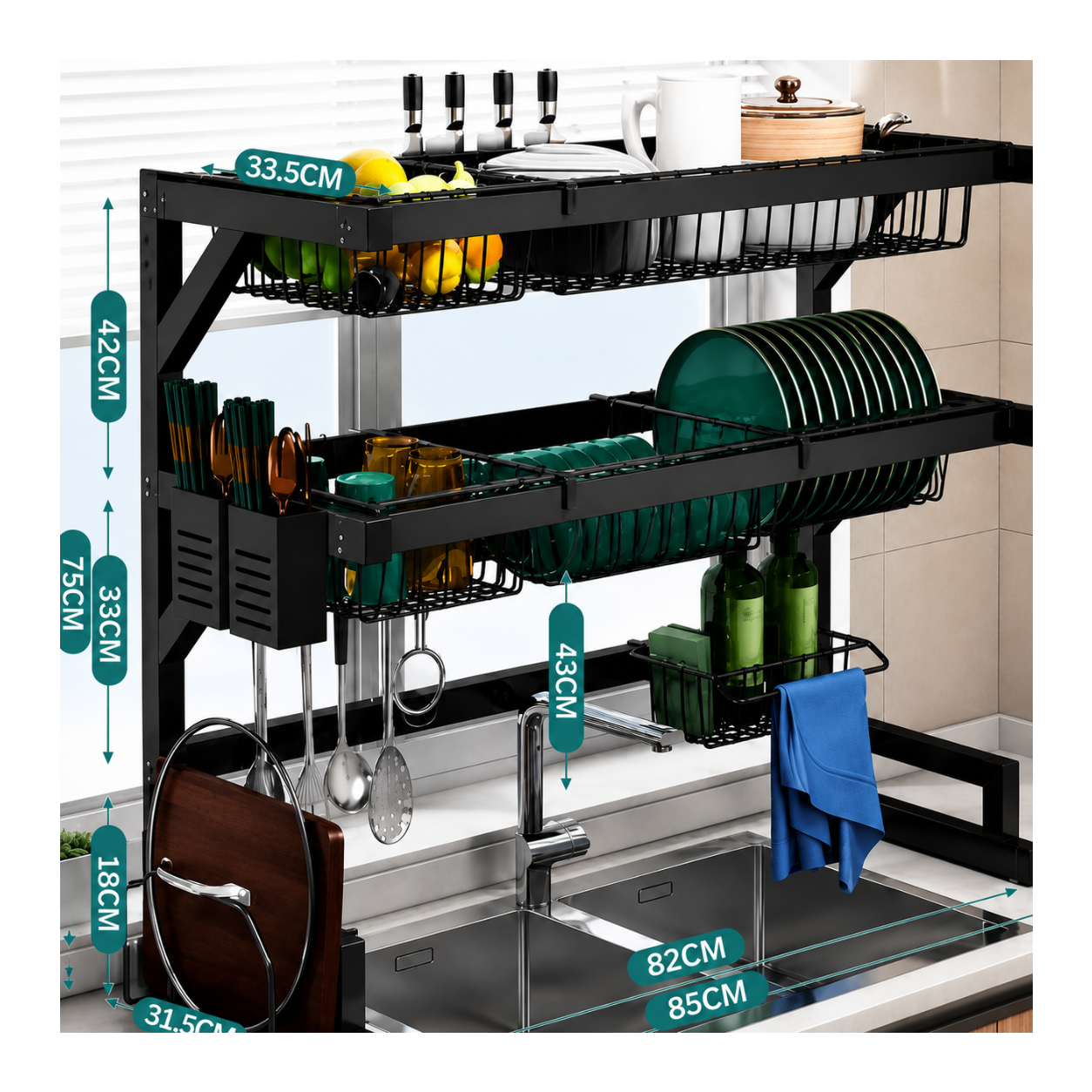 ESCURRIDOR DOBLE DE 85 CM