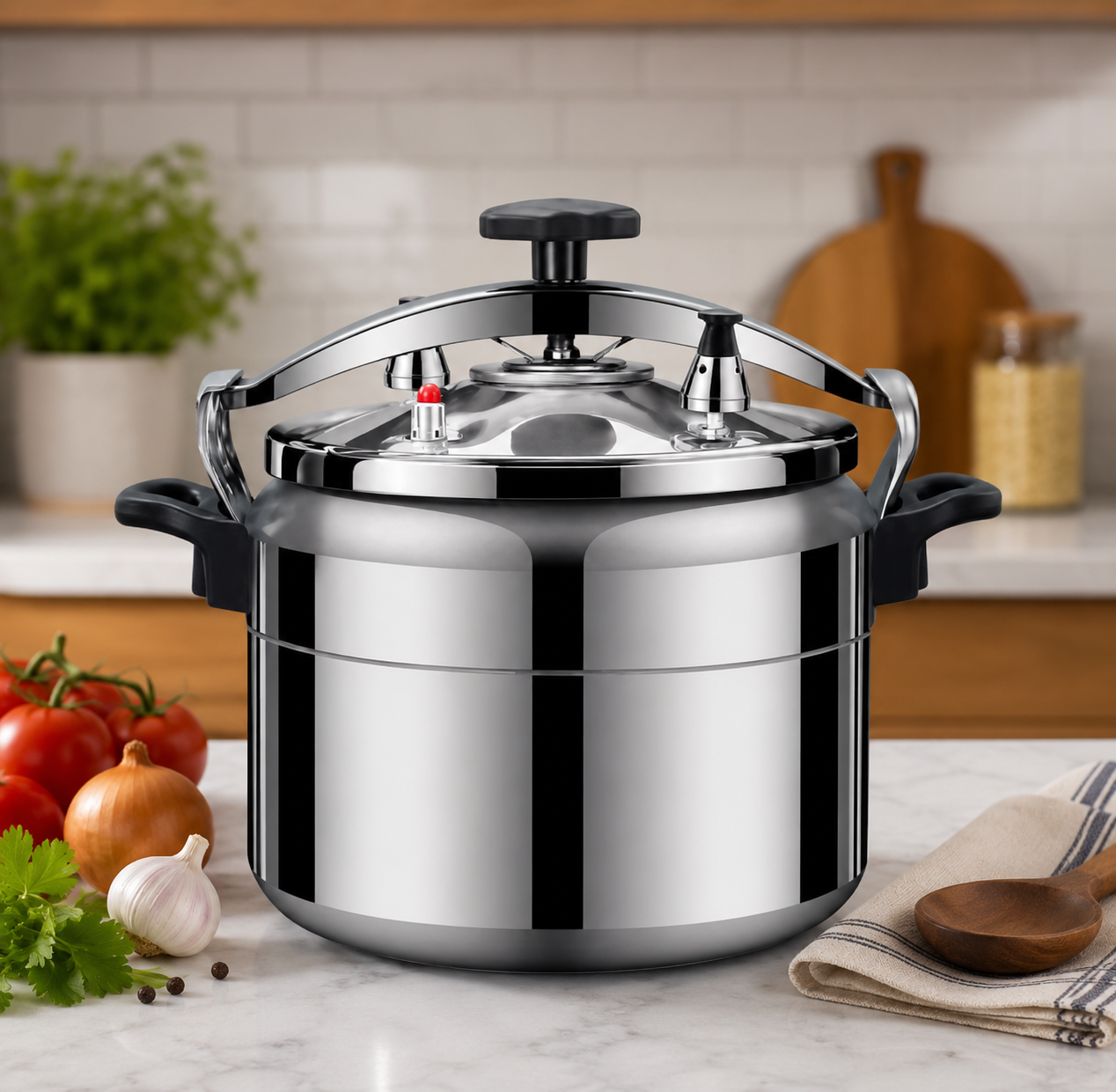 Olla de Presión de Acero Inoxidable 5 Litros
