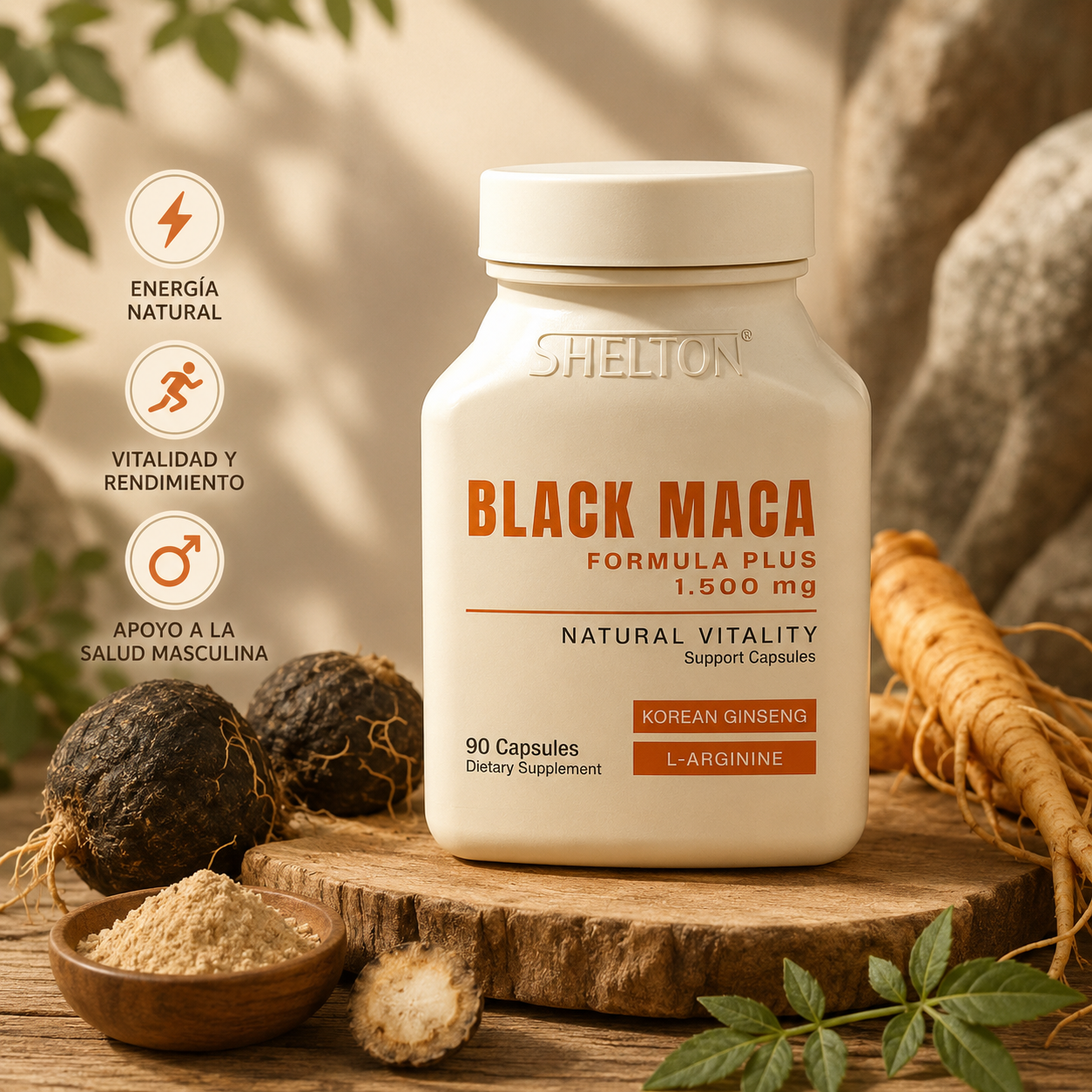 Black Maca Plus: Fuerza, Energía y Bienestar