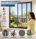 MOSQUITERA MAGNÉTICA DE VENTANA AJUSTABLE