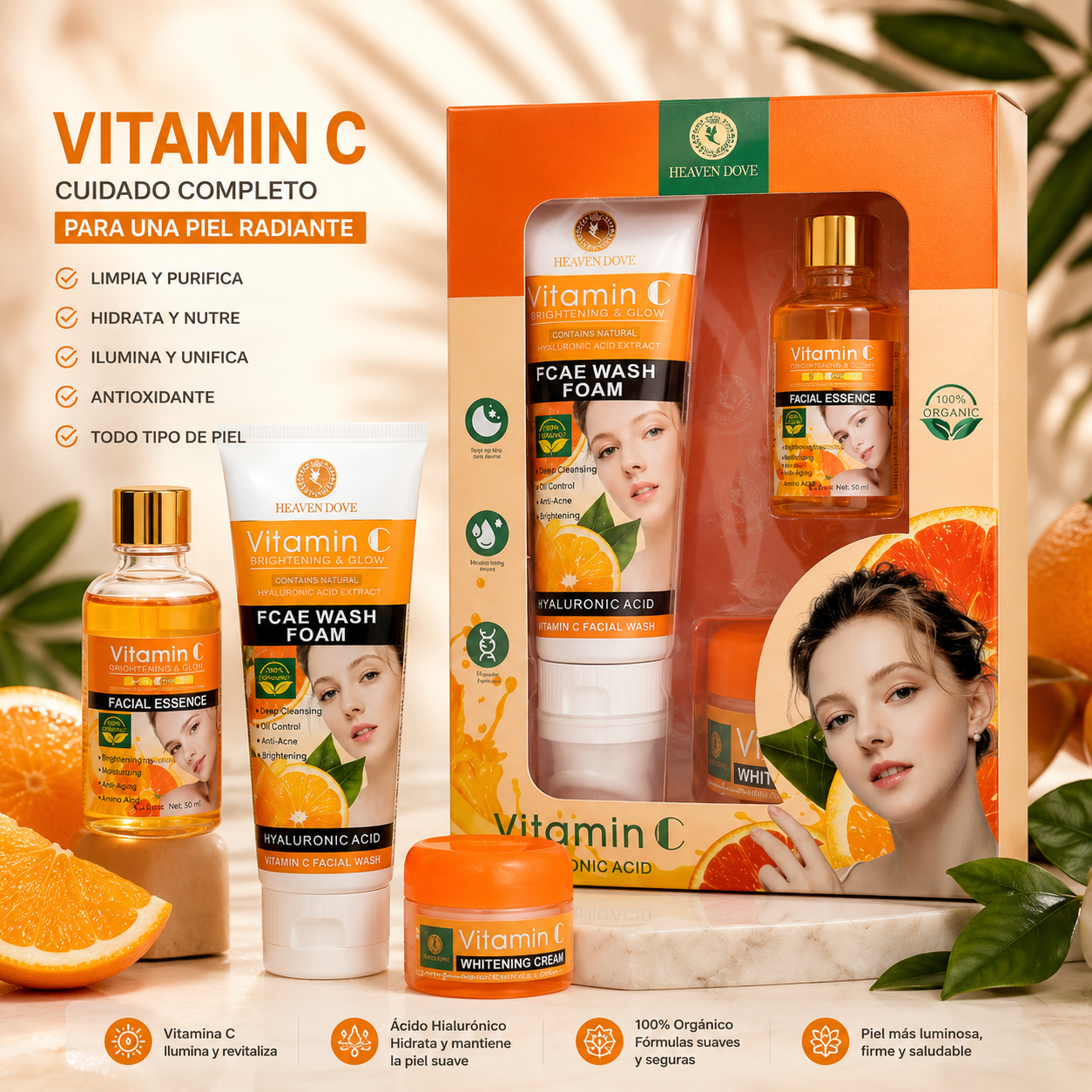 Set Hidratante Facial 3 Piezas