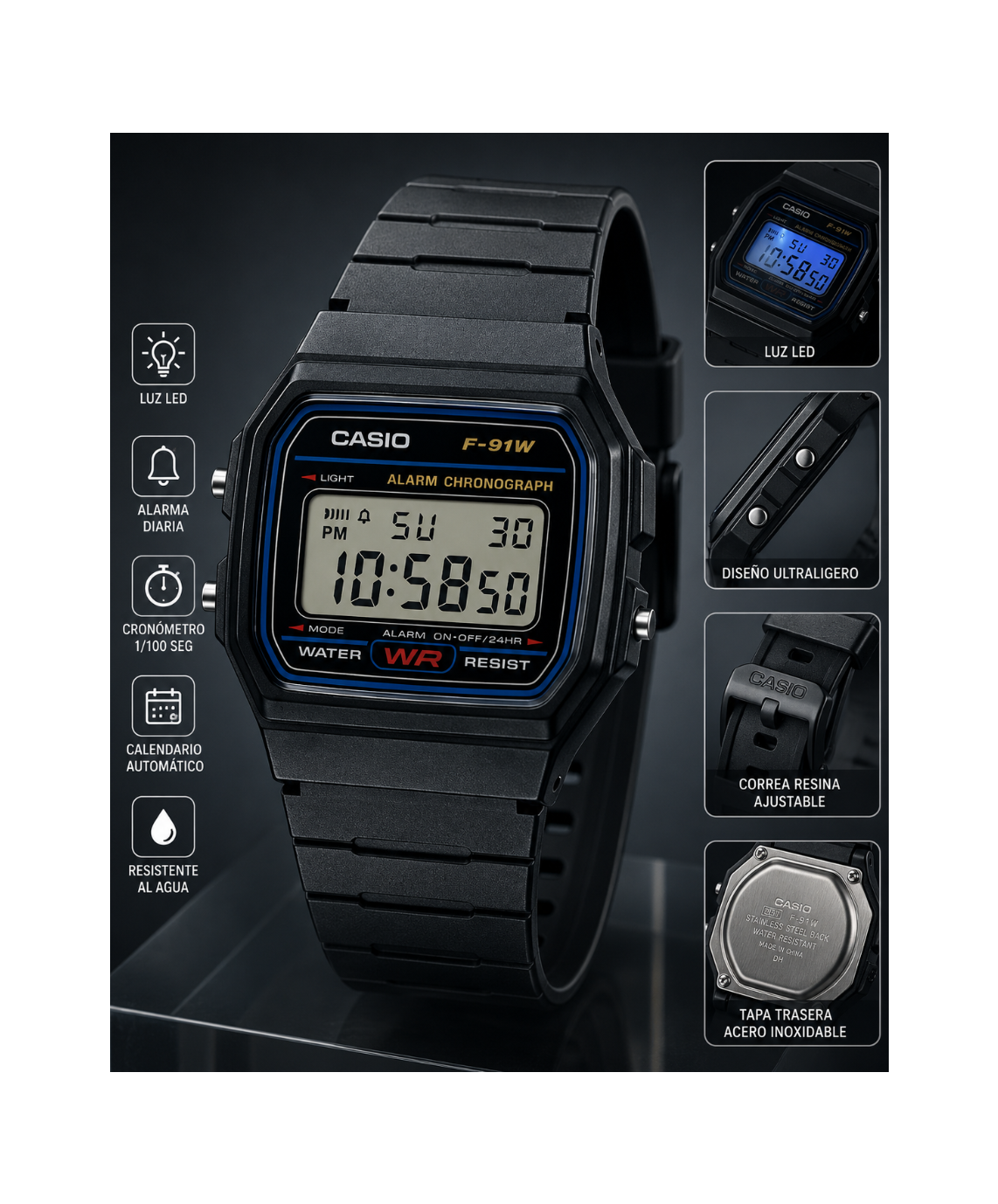 Reloj Casio F-91W