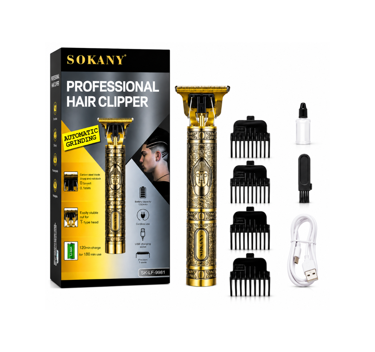 Máquina de Afeitar SOKANY Profesional