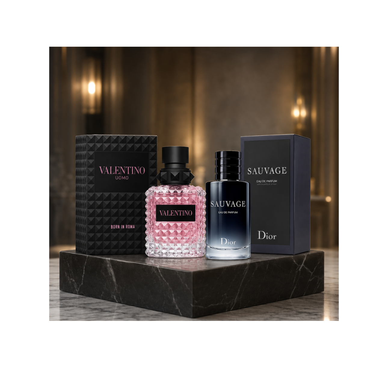 SAUVAGE DIOR + VALENTINO BORN IN ROMA-- 30 ML
