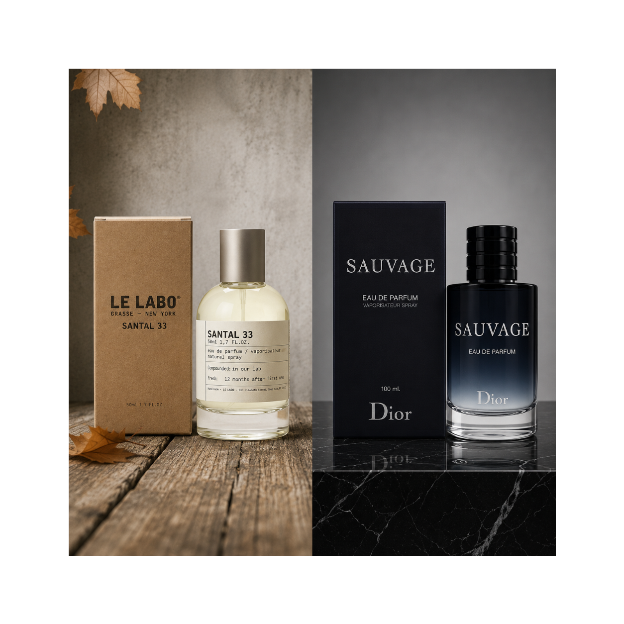 SANTAL 33 + SAUVAGE --30 ML