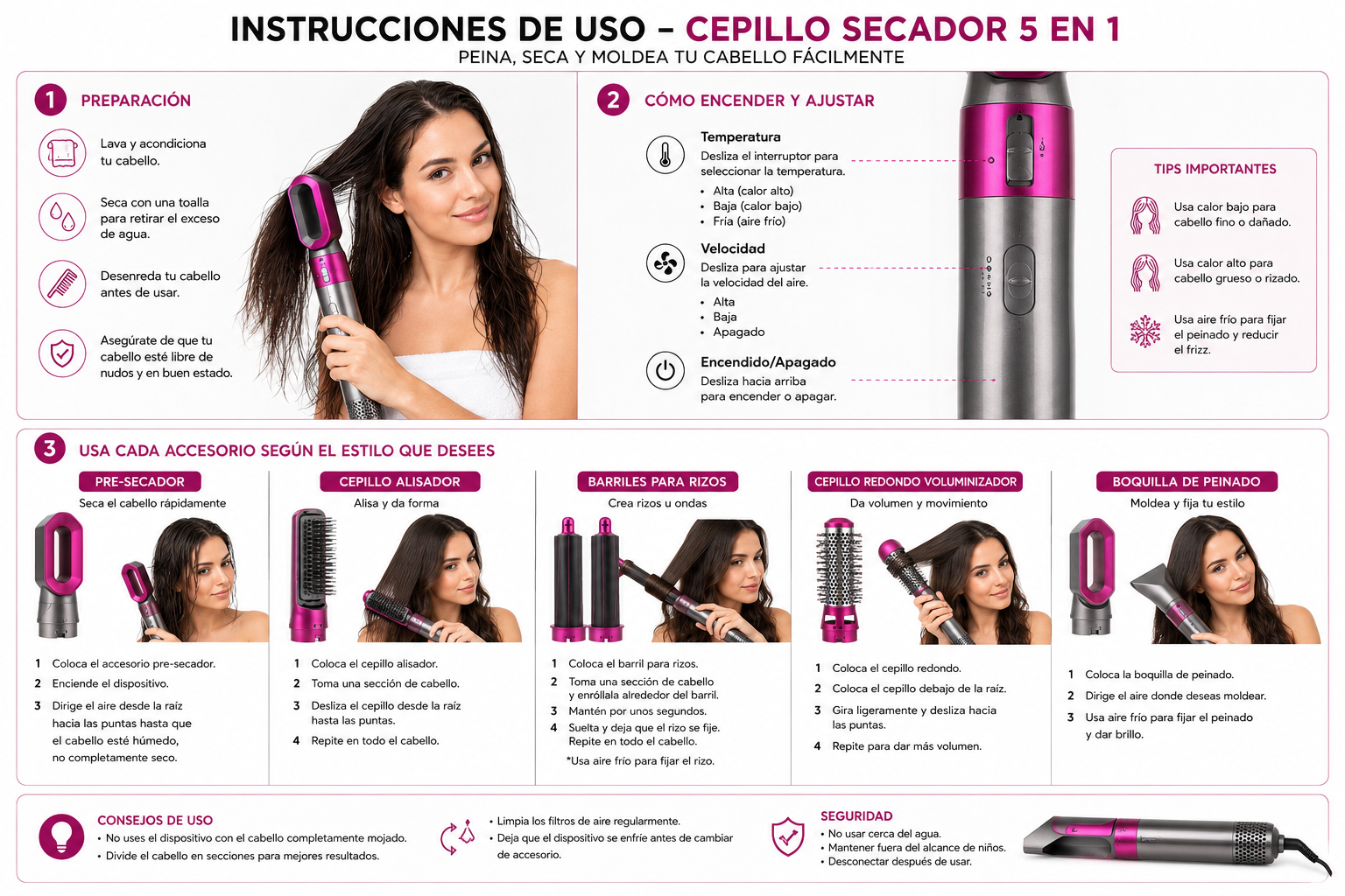 CEPILLO BLOWER 5 EN 1